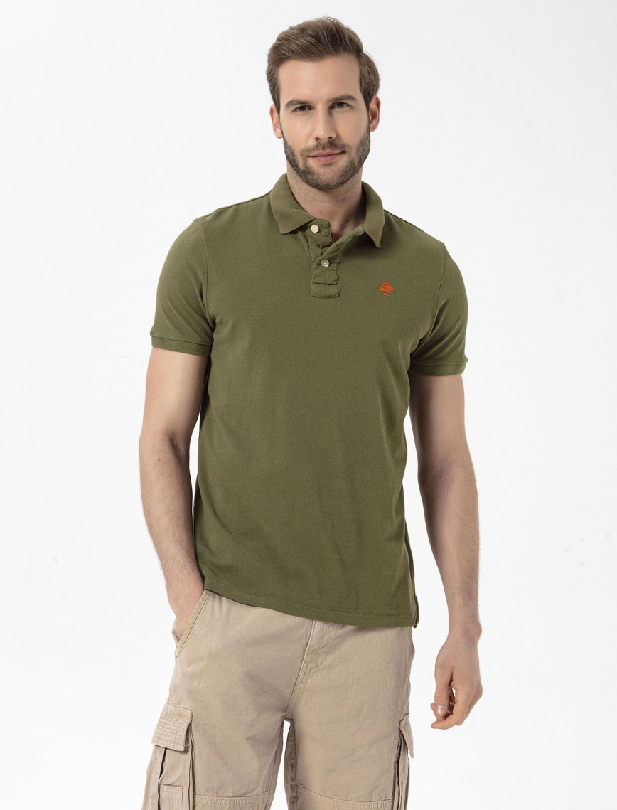 Routefield Patriot Erkek Yeşil Polo Tişört Routefield Patriot Erkek Yeşil Polo Tişört