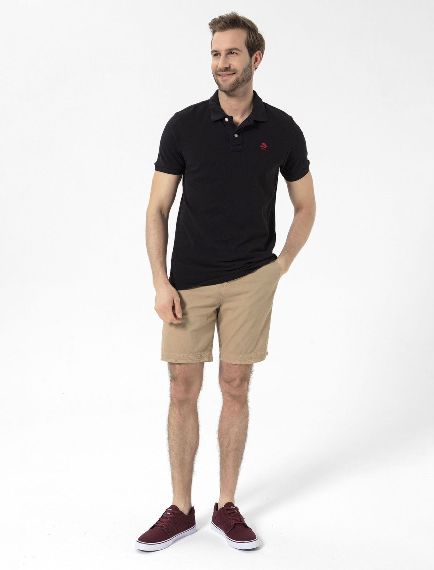 Routefield Patriot Erkek Siyah Polo Tişört Routefield Patriot Erkek Siyah Polo Tişört