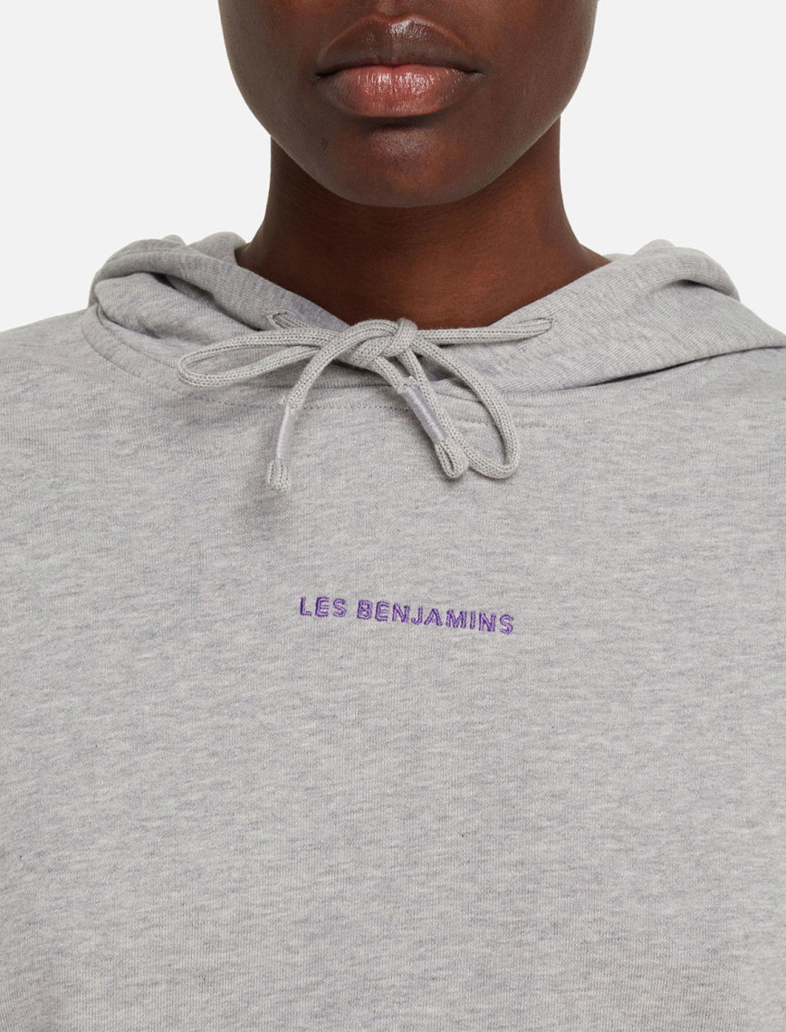 Les Benjamins Core Kadın Gri Hoodie Les Benjamins Core Kadın Gri Hoodie