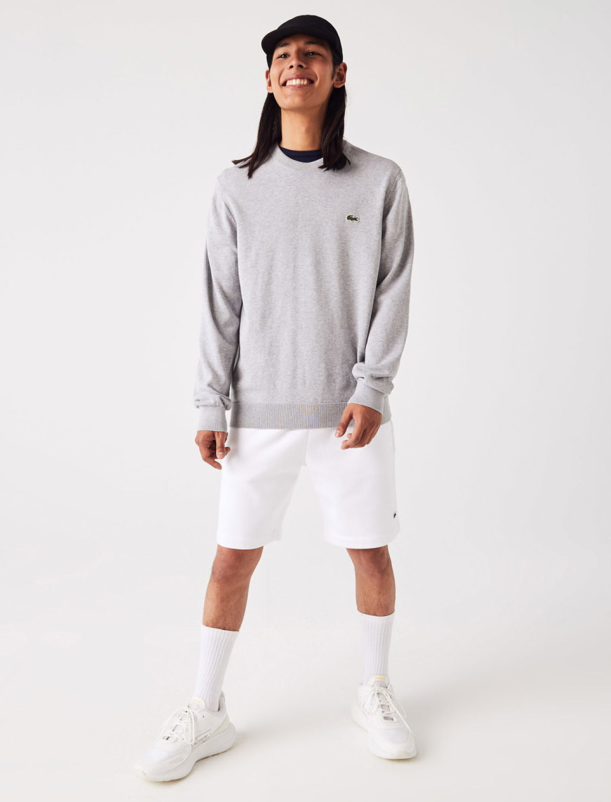 Lacoste Erkek Regular Fit Bisiklet Yaka Organik Pamuk Gri Kazak Lacoste Erkek Regular Fit Bisiklet Yaka Organik Pamuk Gri Kazak