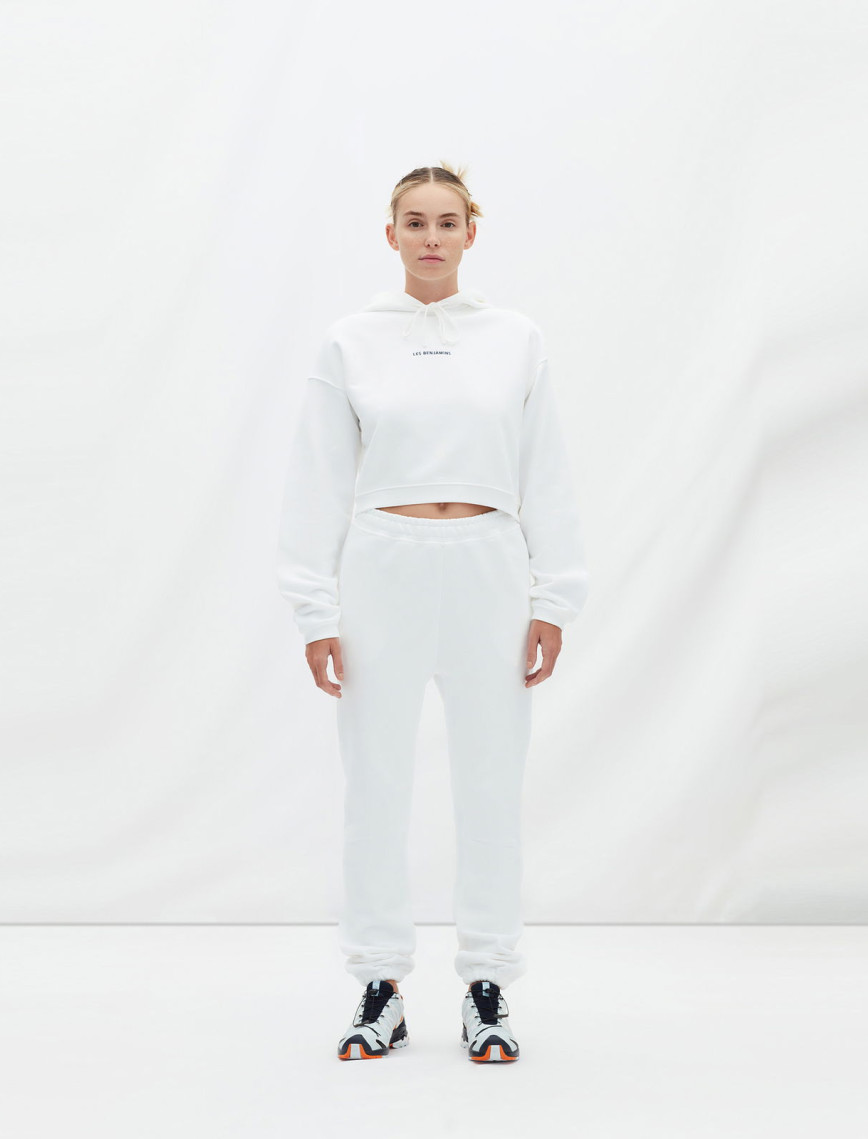 Les Benjamins Essentials Kadın Beyaz Eşofman Altı Les Benjamins Essentials Kadın Beyaz Eşofman Altı