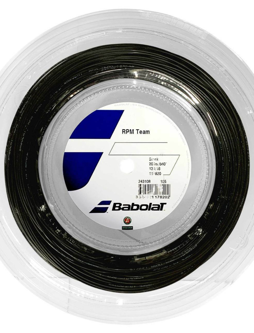 Babolat Rpm Team 200m Unisex Siyah Kordaj Rulo Babolat Rpm Team 200m Unisex Siyah Kordaj Rulo