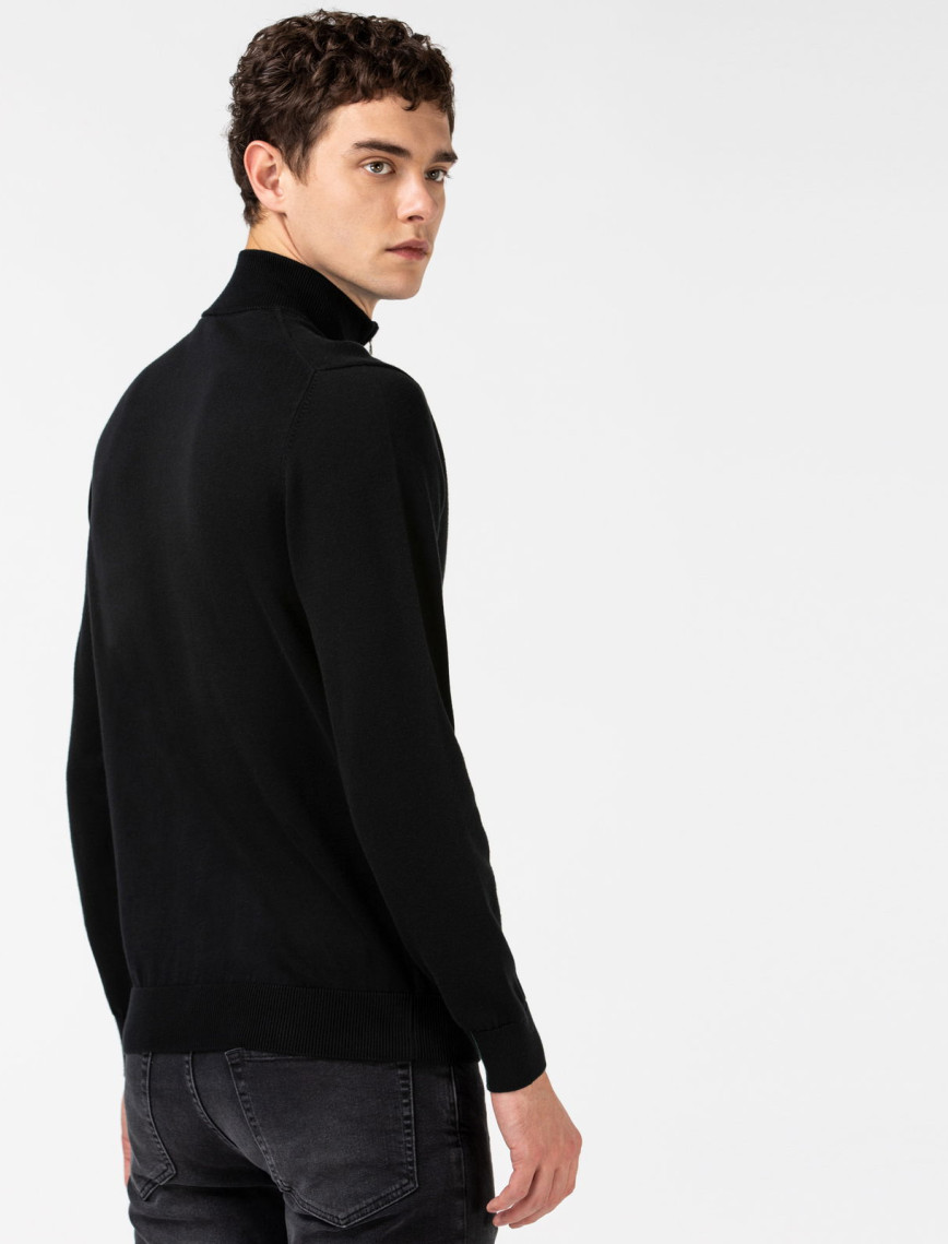 Lacoste Erkek Regular Fit Fermuarlı Organik Pamuk Siyah Hırka Lacoste Erkek Regular Fit Fermuarlı Organik Pamuk Siyah Hırka