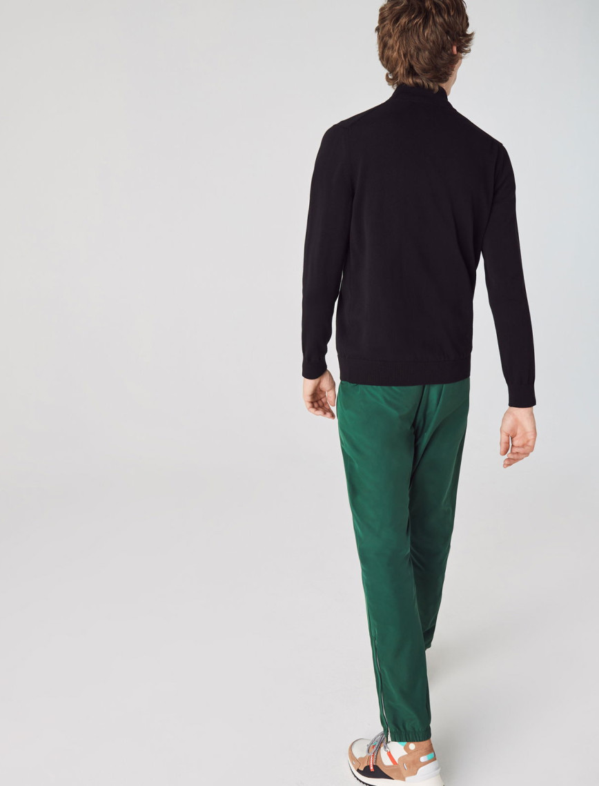 Lacoste Erkek Regular Fit Fermuarlı Organik Pamuk Siyah Hırka Lacoste Erkek Regular Fit Fermuarlı Organik Pamuk Siyah Hırka