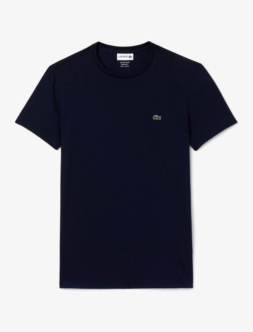 Lacoste Erkek Slim Fit Bisiklet Yaka Lacivert T-Shirt Lacoste Erkek Slim Fit Bisiklet Yaka Lacivert T-Shirt