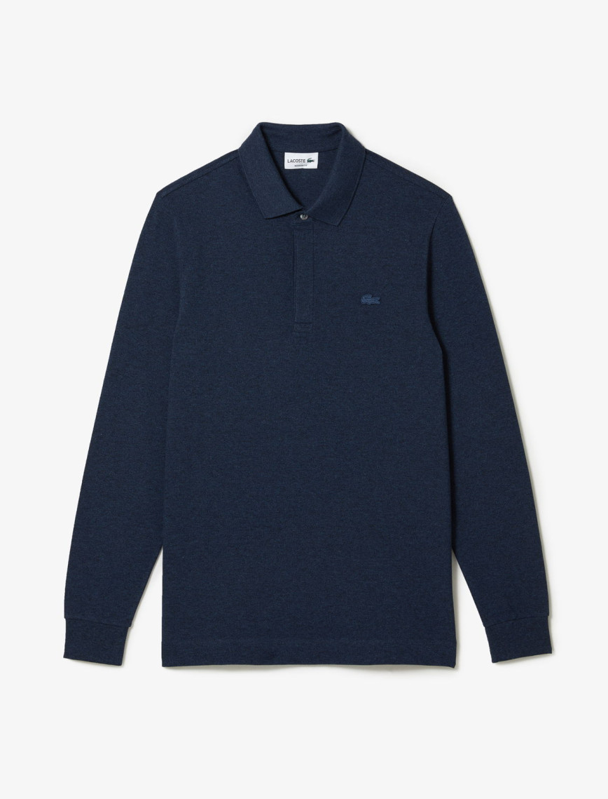 Lacoste Paris Erkek Regular Fit Uzun Kollu Mavi Polo Lacoste Paris Erkek Regular Fit Uzun Kollu Mavi Polo