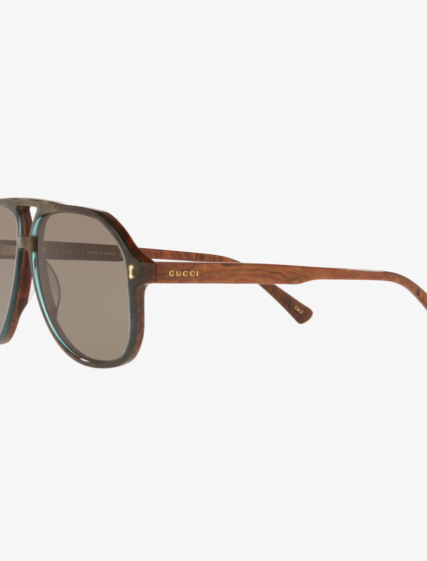 GUCCI Acetate Erkek Kahverengi Güneş Gözlüğü GUCCI Acetate Erkek Kahverengi Güneş Gözlüğü