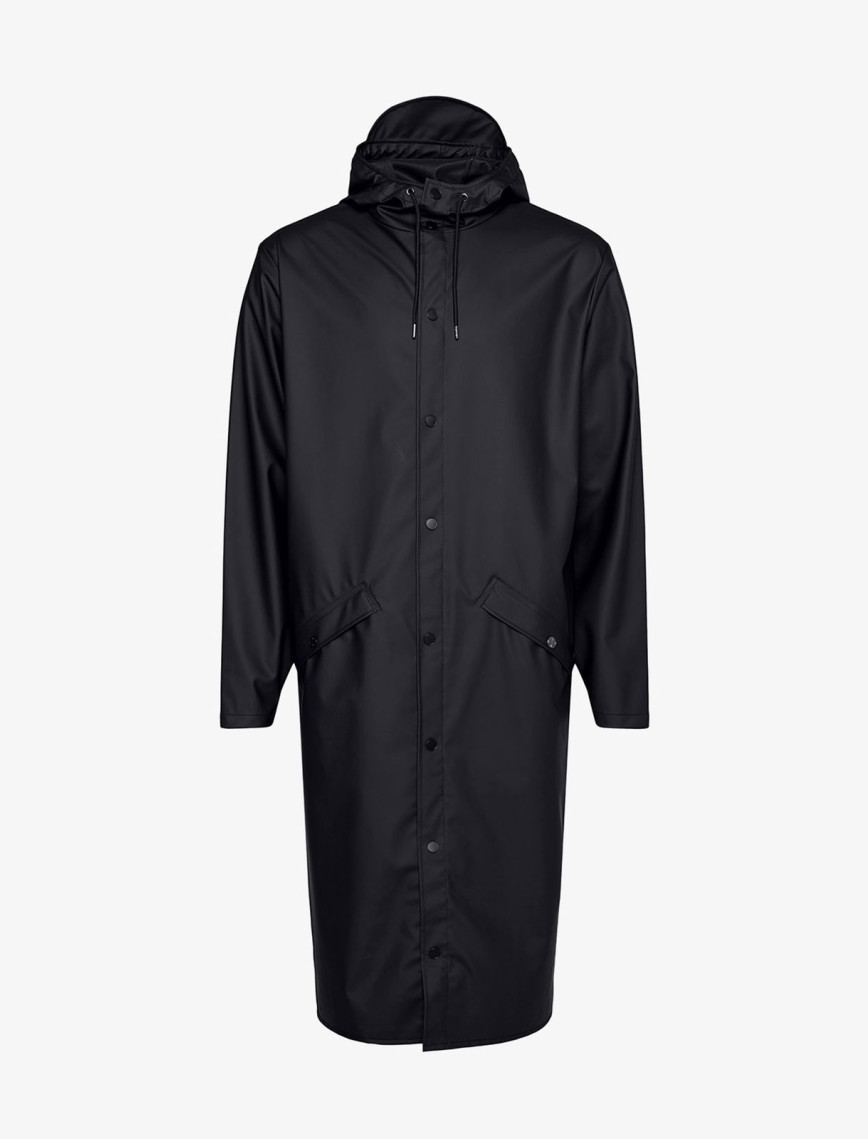 Rains Longer Unisex Siyah Yağmurluk Rains Longer Unisex Siyah Yağmurluk