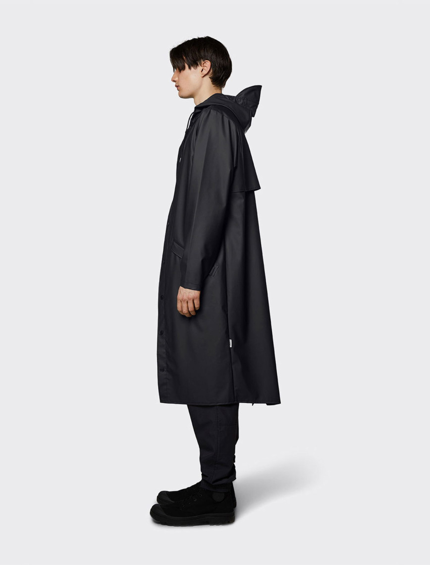 Rains Longer Unisex Siyah Yağmurluk Rains Longer Unisex Siyah Yağmurluk