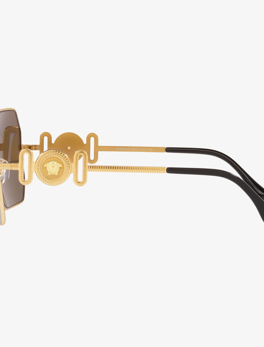 VERSACE Metal Kadın Altın Rengi Güneş Gözlüğü VERSACE Metal Kadın Altın Rengi Güneş Gözlüğü