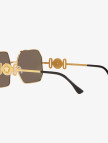 VERSACE Metal Kadın Altın Rengi Güneş Gözlüğü VERSACE Metal Kadın Altın Rengi Güneş Gözlüğü