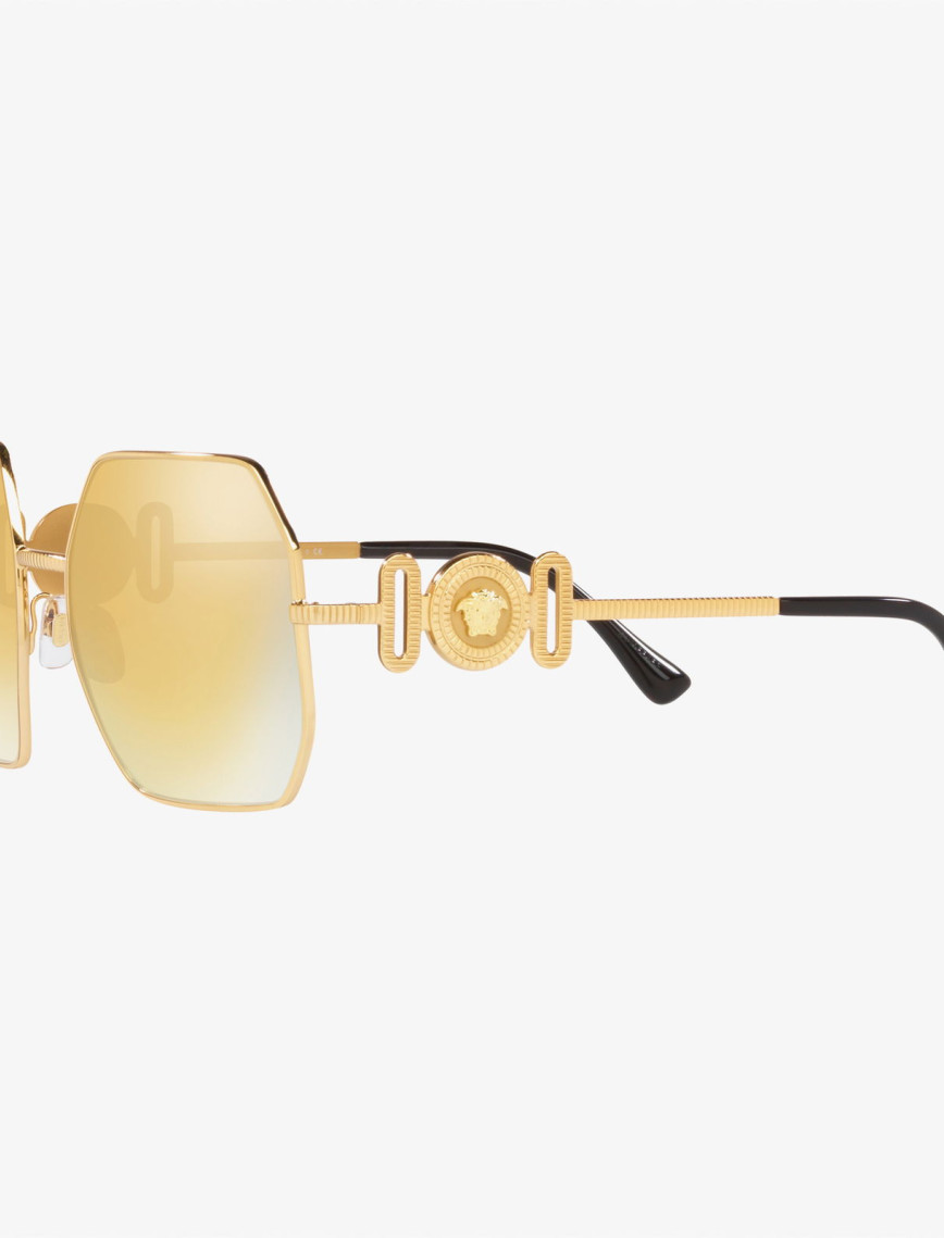 VERSACE Metal Kadın Altın Rengi Güneş Gözlüğü VERSACE Metal Kadın Altın Rengi Güneş Gözlüğü