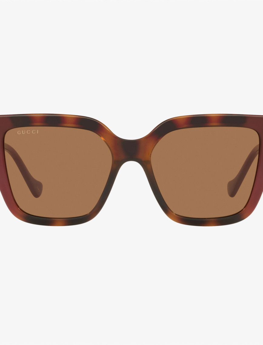 GUCCI Injected Kadın Kahverengi Güneş Gözlüğü GUCCI Injected Kadın Kahverengi Güneş Gözlüğü