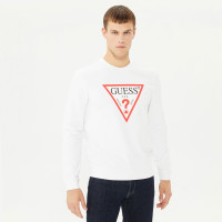 Guess Audley Fleece Erkek Beyaz Sweatshirt Guess Audley Fleece Erkek Beyaz Sweatshirt