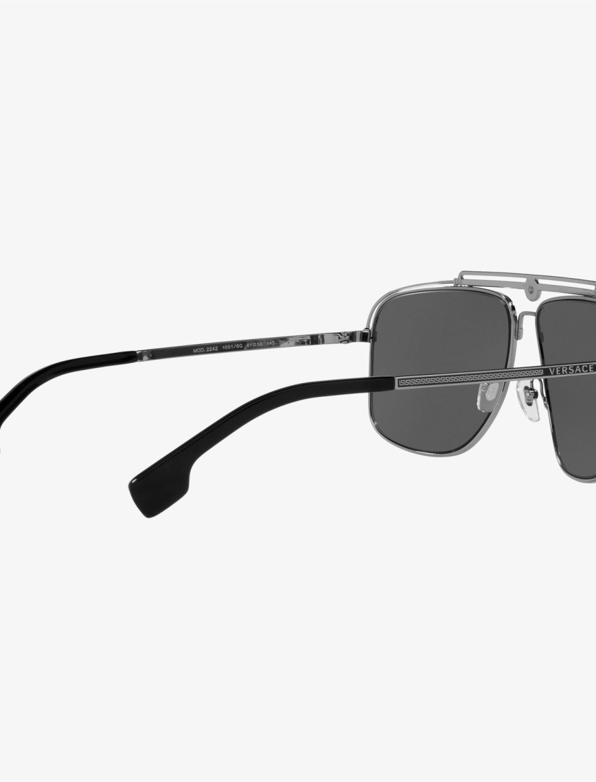 VERSACE Metal Erkek Gri Güneş Gözlüğü VERSACE Metal Erkek Gri Güneş Gözlüğü