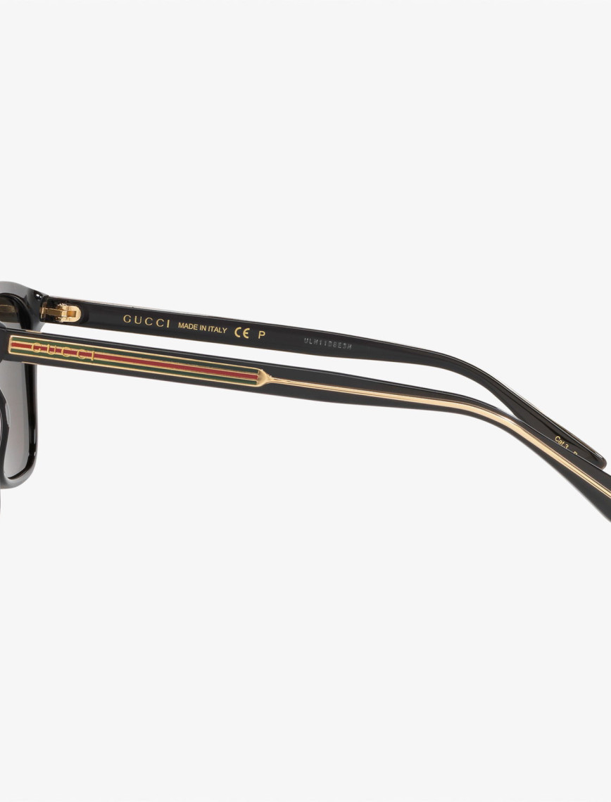 GUCCI Erkek Siyah-Altın Güneş Gözlüğü GUCCI Erkek Siyah-Altın Güneş Gözlüğü
