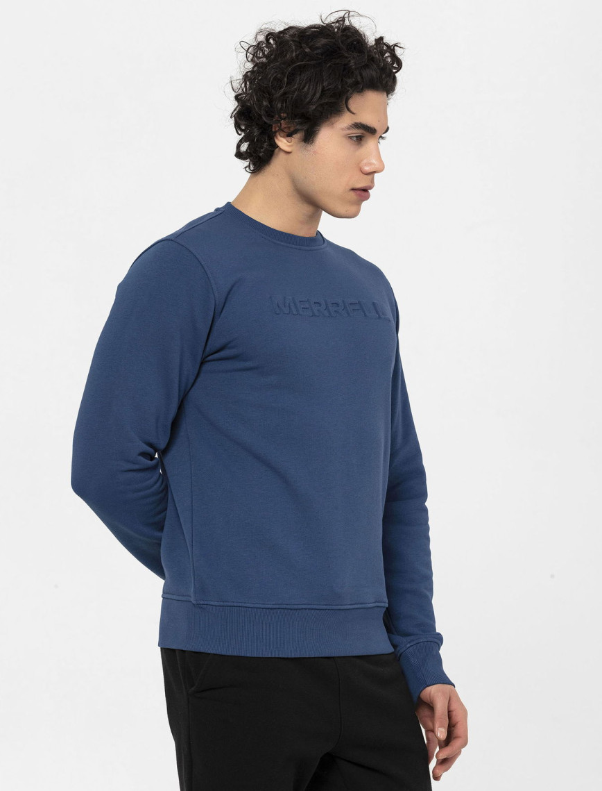 Merrell Simple Erkek Mavi Sweatshirt Merrell Simple Erkek Mavi Sweatshirt