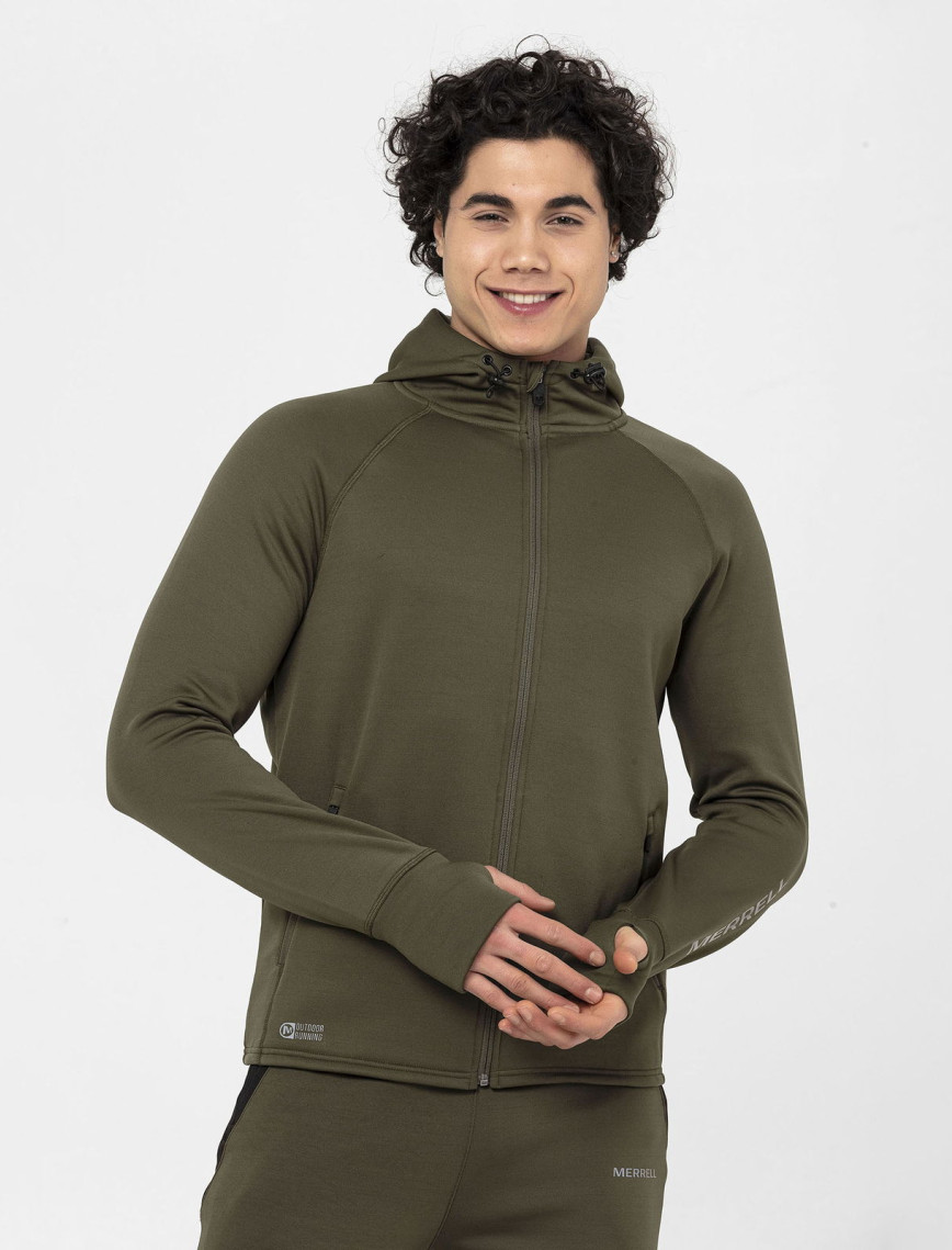 Merrell Speed Erkek Haki Sweatshirt Merrell Speed Erkek Haki Sweatshirt