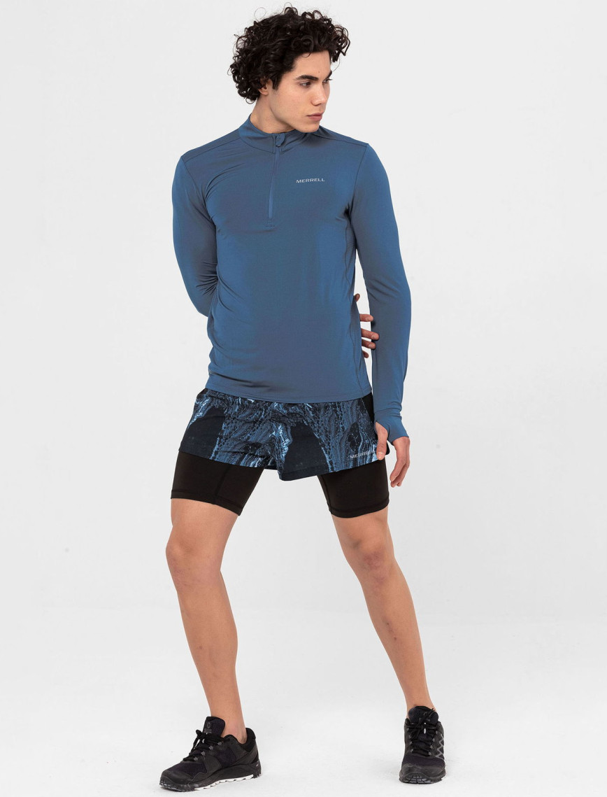 Merrell Triac Erkek Mavi Tişört Merrell Triac Erkek Mavi Tişört