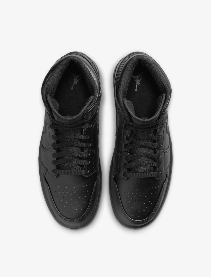 Jordan Air 1 Mid Siyah Spor Ayakkabı