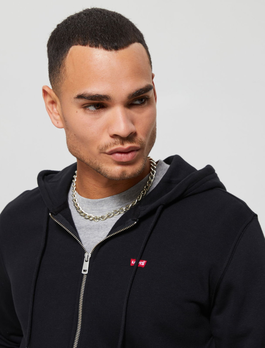 Levi's Core Zip Up 1 Graphic Erkek Siyah Sweatshirt Levi's Core Zip Up 1 Graphic Erkek Siyah Sweatshirt