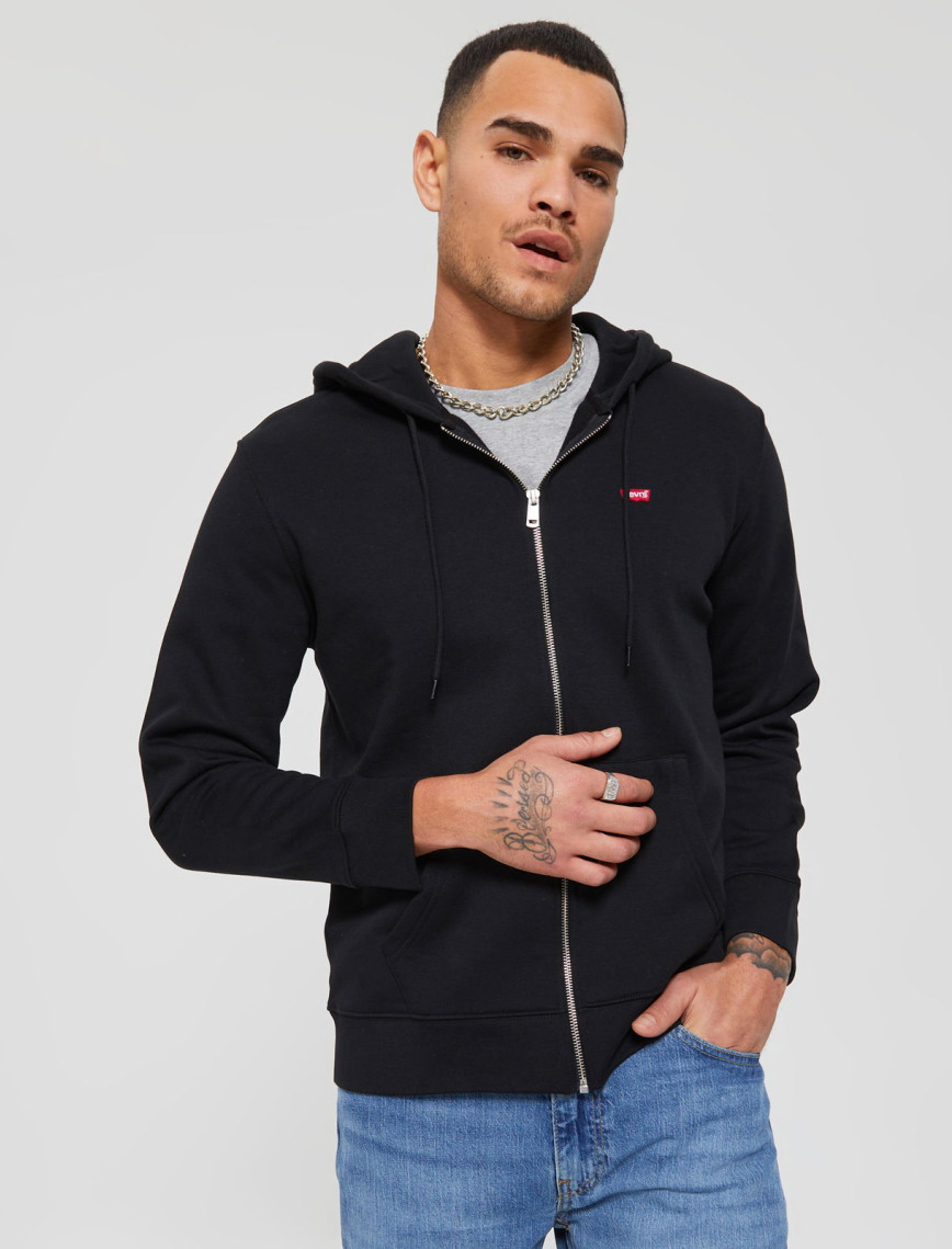 Levi's Core Zip Up 1 Graphic Erkek Siyah Sweatshirt Levi's Core Zip Up 1 Graphic Erkek Siyah Sweatshirt