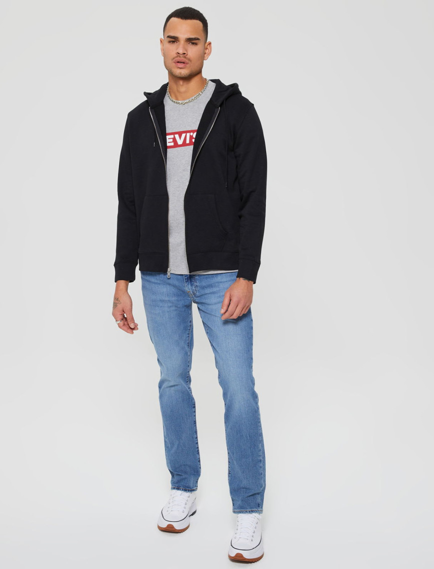 Levi's Core Zip Up 1 Graphic Erkek Siyah Sweatshirt Levi's Core Zip Up 1 Graphic Erkek Siyah Sweatshirt