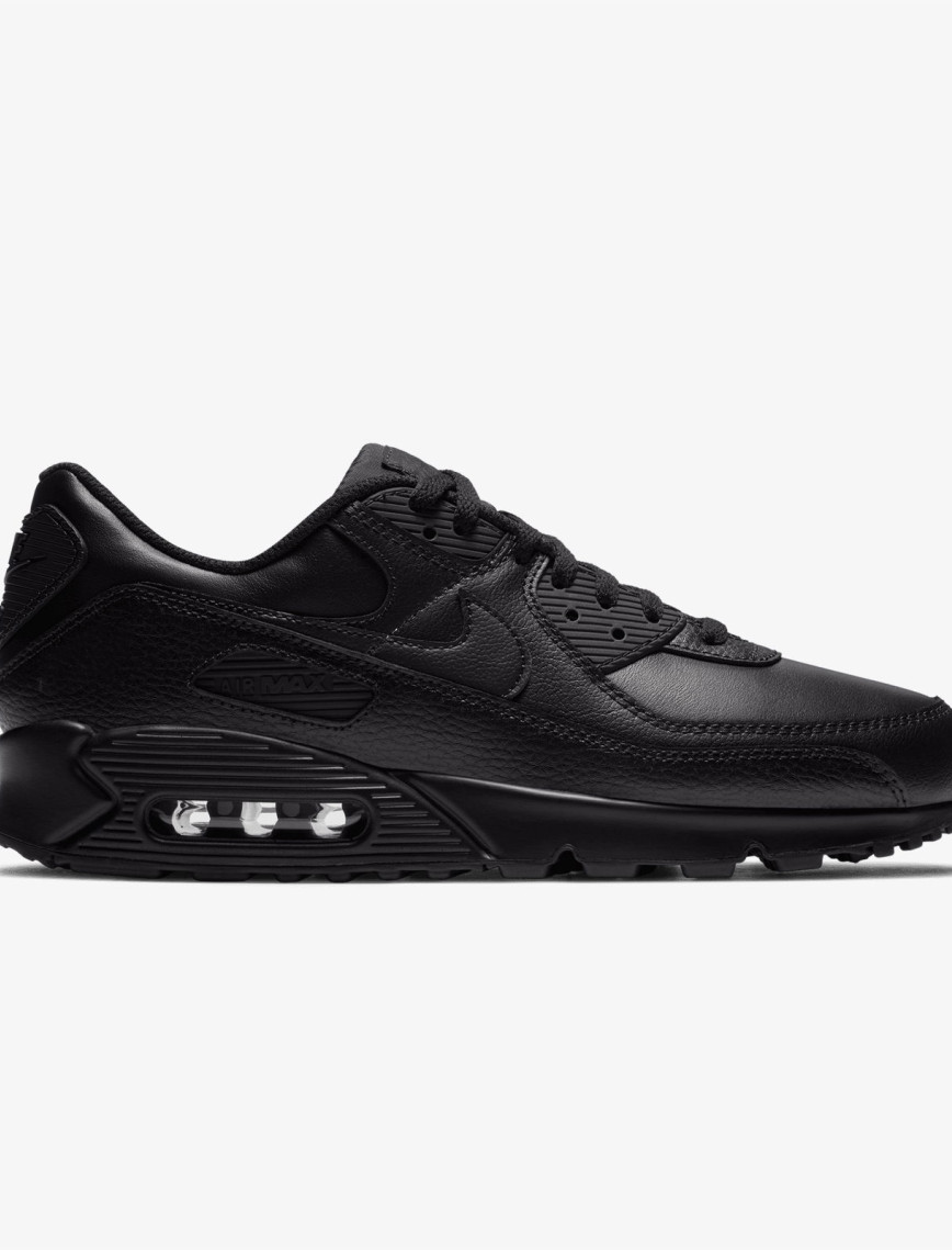 Nike Air Max 90 Leather Erkek Siyah Spor Ayakkabı Nike Air Max 90 Leather Erkek Siyah Spor Ayakkabı