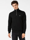 Lacoste Erkek Classic Fit Fermuarlı Siyah Sweatshirt Lacoste Erkek Classic Fit Fermuarlı Siyah Sweatshirt