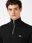 Lacoste Erkek Classic Fit Fermuarlı Siyah Sweatshirt Lacoste Erkek Classic Fit Fermuarlı Siyah Sweatshirt