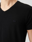 Lacoste Erkek V Yaka Siyah T-Shirt Lacoste Erkek V Yaka Siyah T-Shirt