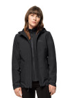 Jack Wolfskin Moonrise 3in1 Kadın Siyah Outdoor Ceketi Jack Wolfskin Moonrise 3in1 Kadın Siyah Outdoor Ceketi