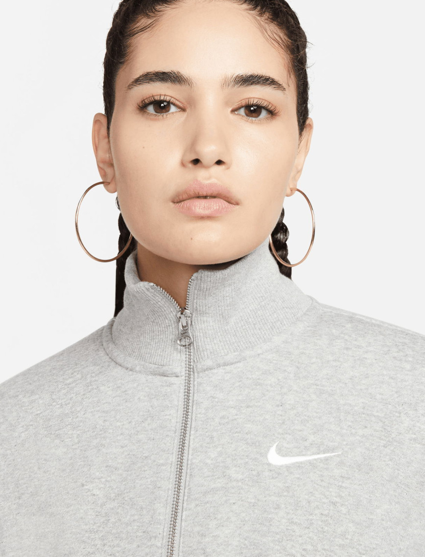 Nike Sportswear Phoenix Fleece Crop Kadın Gri Sweatshirt Nike Sportswear Phoenix Fleece Crop Kadın Gri Sweatshirt