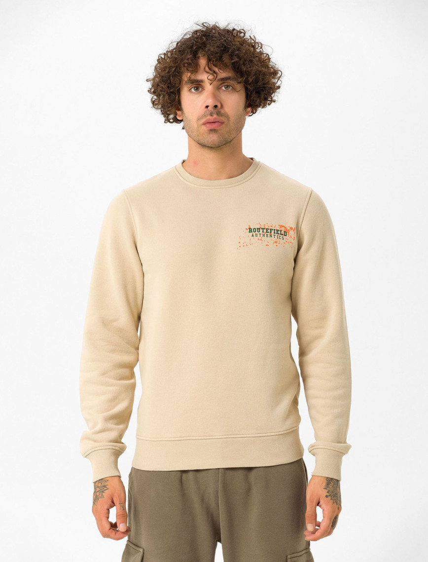 Routefield Hide Erkek Kahverengi Sweatshirt Routefield Hide Erkek Kahverengi Sweatshirt