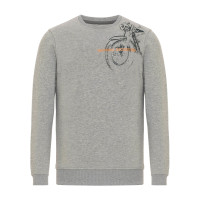 ROUTEFIELD Harv Sweatshirt Erkek Gri ROUTEFIELD Harv Sweatshirt Erkek Gri