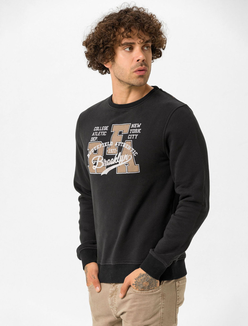 Routefield Holm Erkek Siyah Sweatshirt Routefield Holm Erkek Siyah Sweatshirt