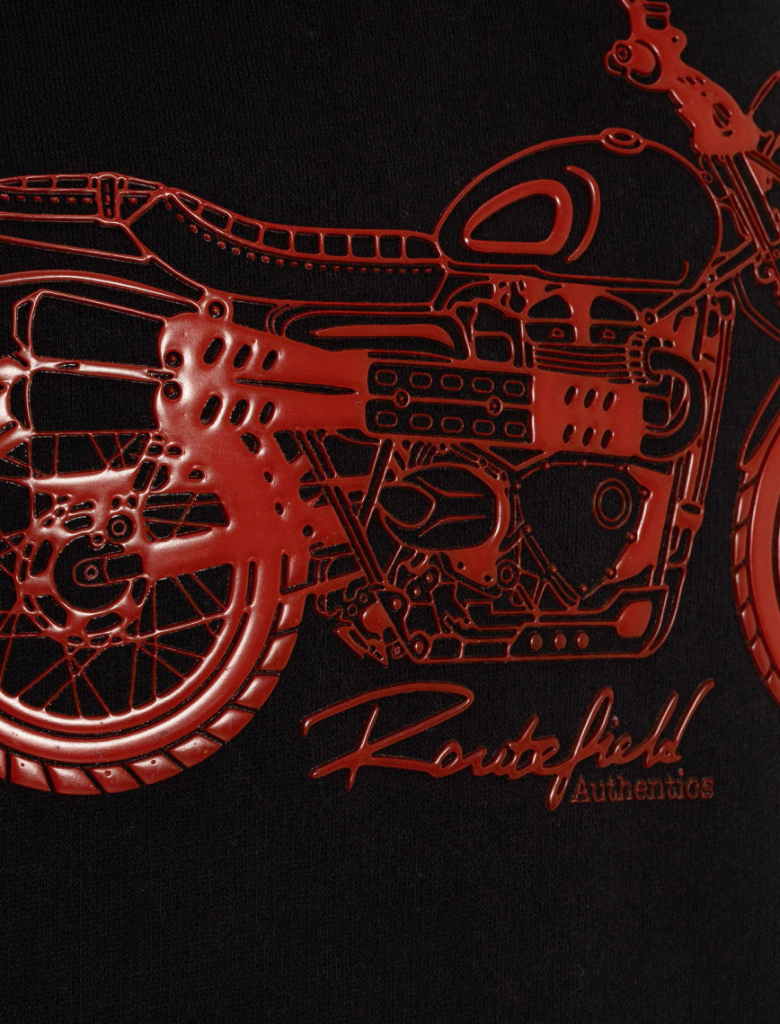 ROUTEFIELD HORST Erkek Sweatshirt Siyah