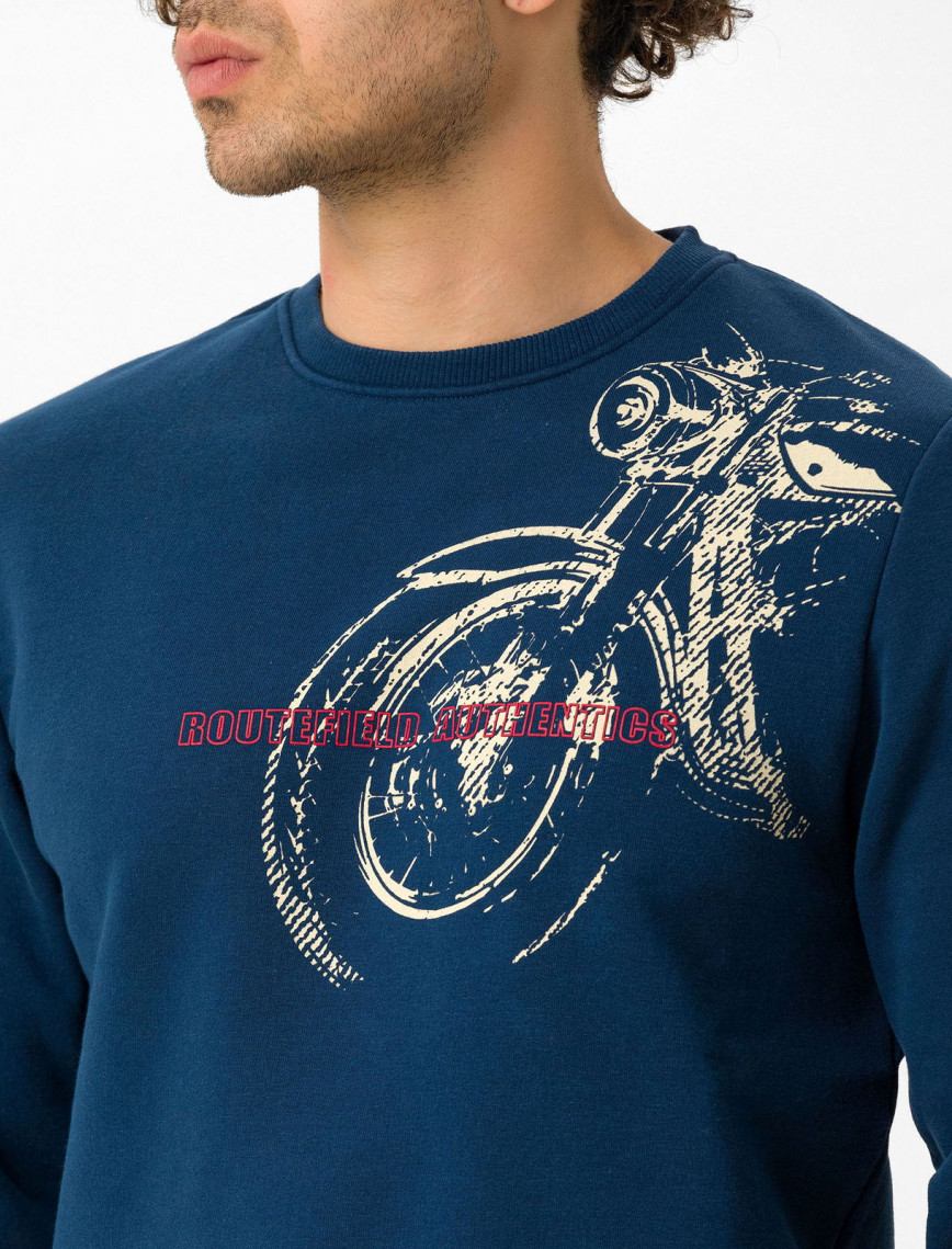 Routefield Erkek Sweatshirt Harv Lacivert Routefield Erkek Sweatshirt Harv Lacivert
