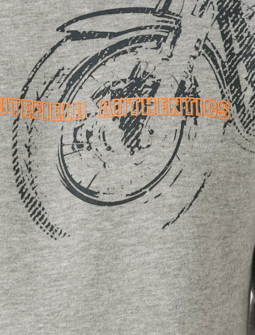 ROUTEFIELD Harv Sweatshirt Erkek Gri ROUTEFIELD Harv Sweatshirt Erkek Gri