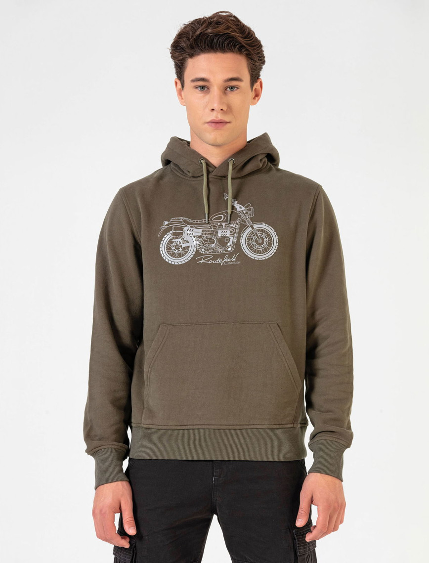 Routefield Erkek Sweatshirt Horst Haki Routefield Erkek Sweatshirt Horst Haki