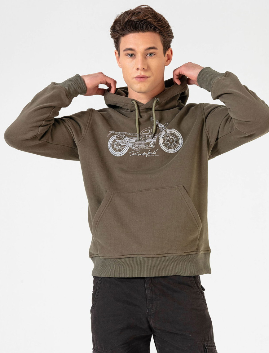 Routefield Erkek Sweatshirt Horst Haki Routefield Erkek Sweatshirt Horst Haki