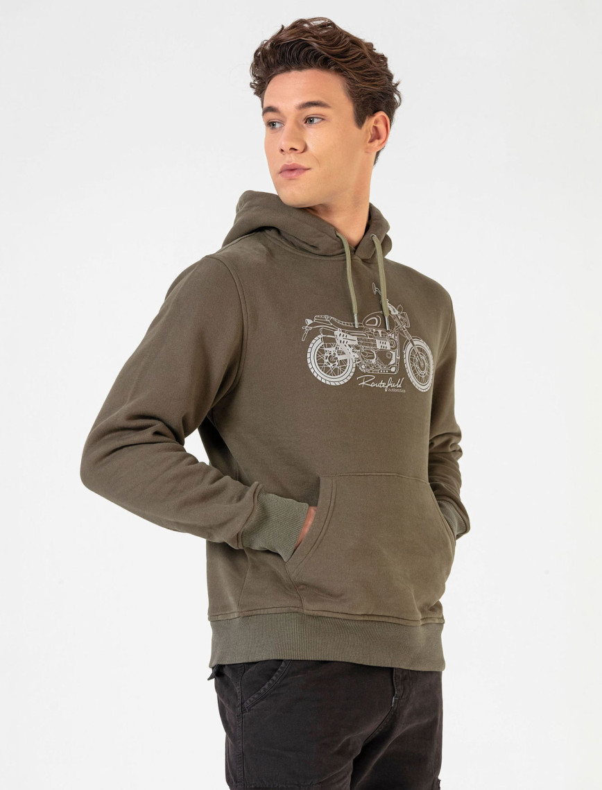 Routefield Erkek Sweatshirt Horst Haki Routefield Erkek Sweatshirt Horst Haki