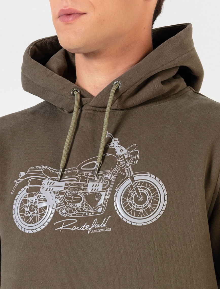 Routefield Erkek Sweatshirt Horst Haki Routefield Erkek Sweatshirt Horst Haki