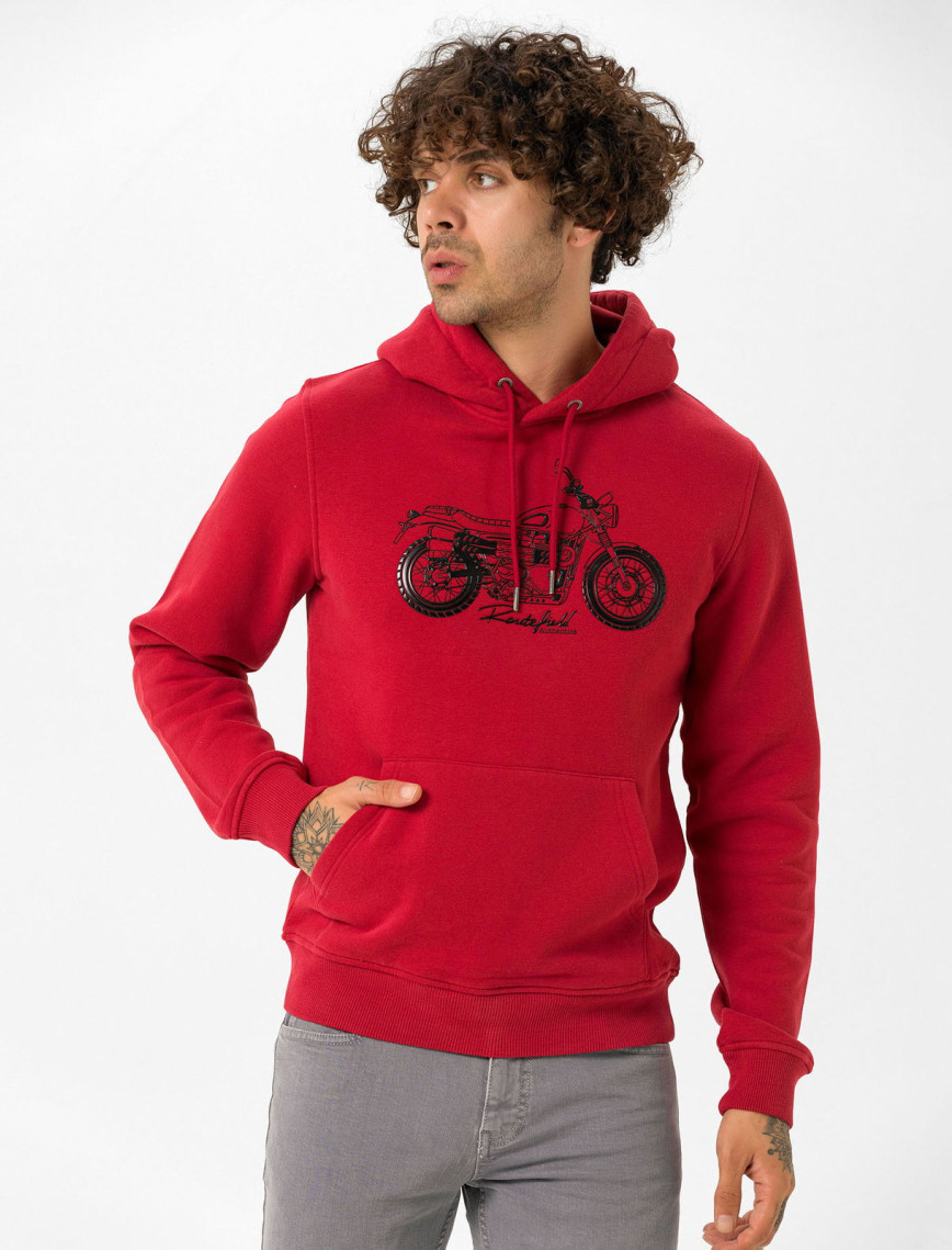 Routefield Erkek Sweatshirt Horst Bordo Routefield Erkek Sweatshirt Horst Bordo