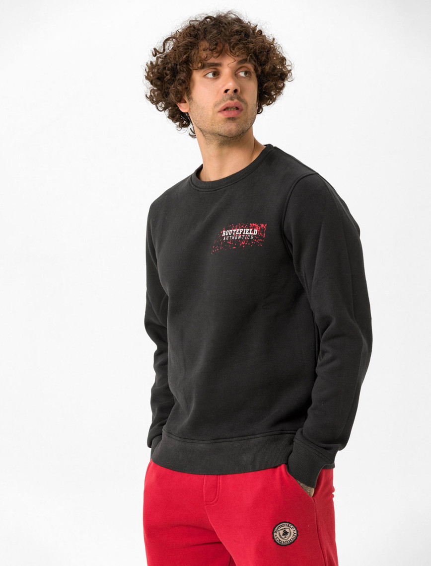 Routefield Hide Erkek Siyah Sweatshirt Routefield Hide Erkek Siyah Sweatshirt