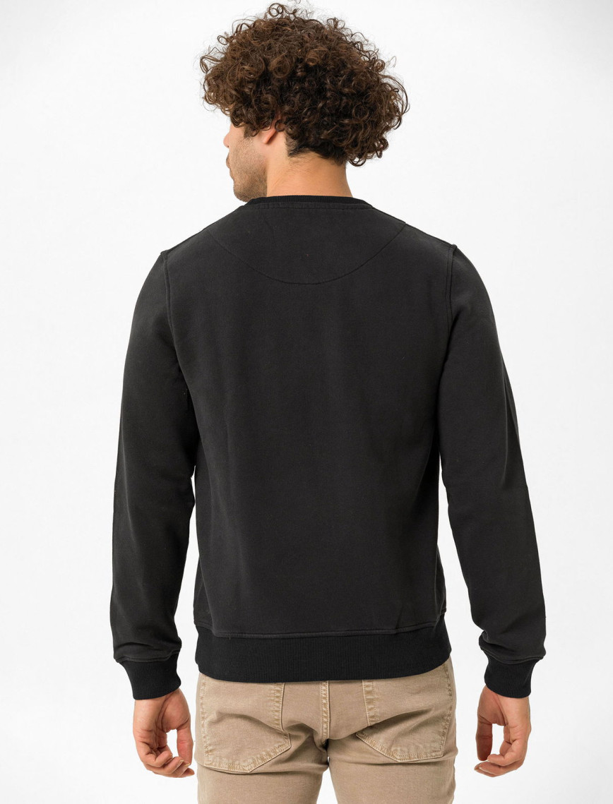 Routefield Holm Erkek Siyah Sweatshirt Routefield Holm Erkek Siyah Sweatshirt