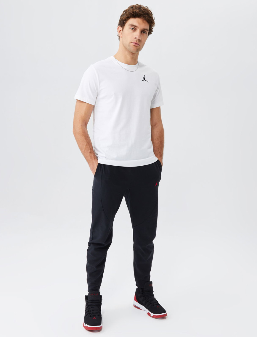 Jordan Jumpman Embroidered Crew Erkek Gri T-Shirt Jordan Jumpman Embroidered Crew Erkek Gri T-Shirt