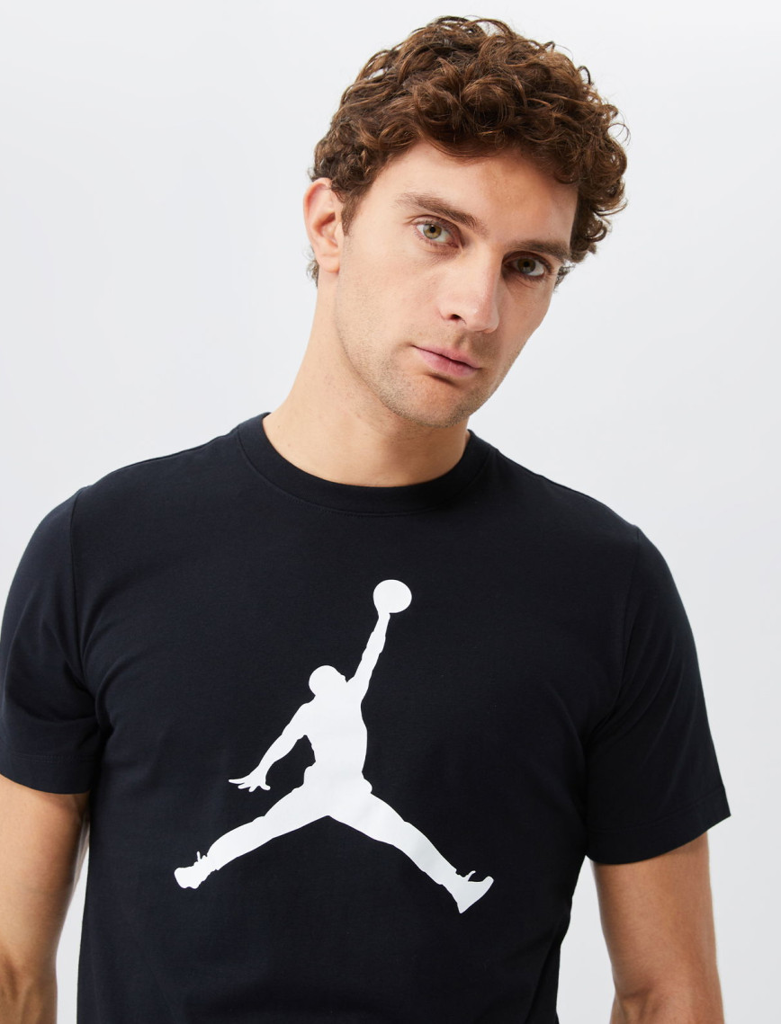 Jordan Jumpman Crew Erkek Siyah T-Shirt Jordan Jumpman Crew Erkek Siyah T-Shirt