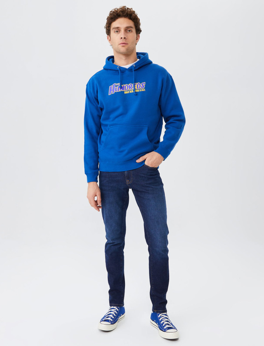 The Hundreds Midnight Erkek Mavi Hoodie The Hundreds Midnight Erkek Mavi Hoodie