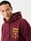 Market 24 Hr Lawyer Service Erkek Bordo Hoodie Market 24 Hr Lawyer Service Erkek Bordo Hoodie